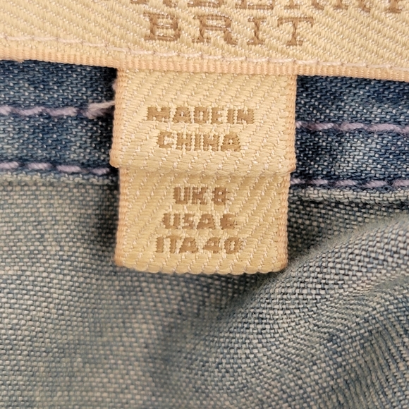 Burberry Brit Denim Shirt Dress - Picture 6 of 7